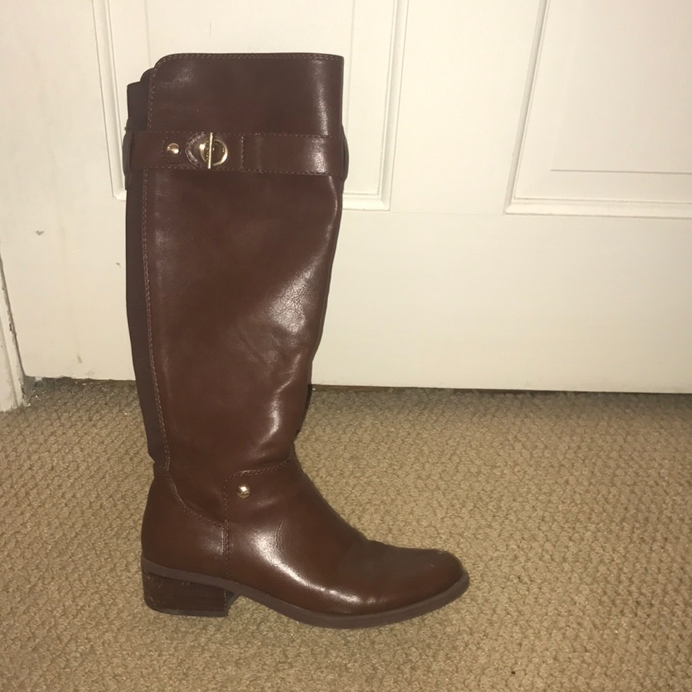 Tommy Hilfiger tall brown boots